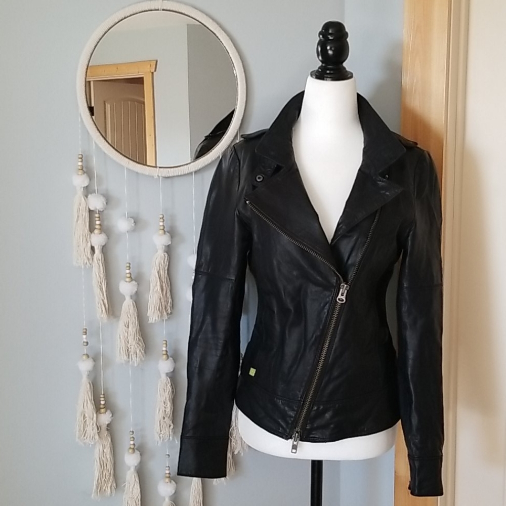 Soia & Kyo Black Leather Jacket